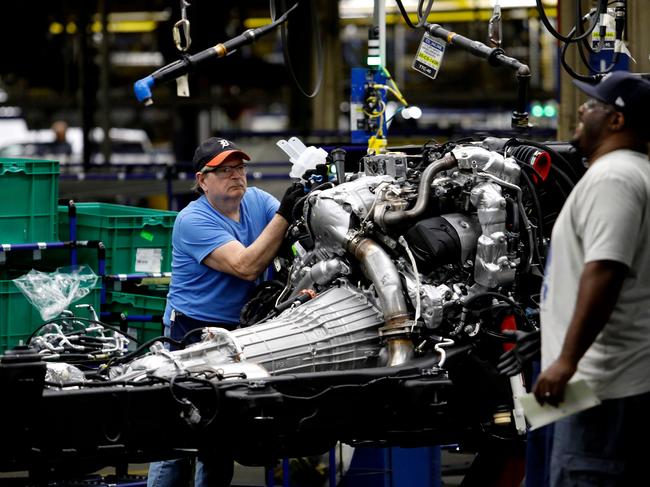 Trump has issued a federal order to force auto giant General Motors to manufacture ventilators. Picture: AFP