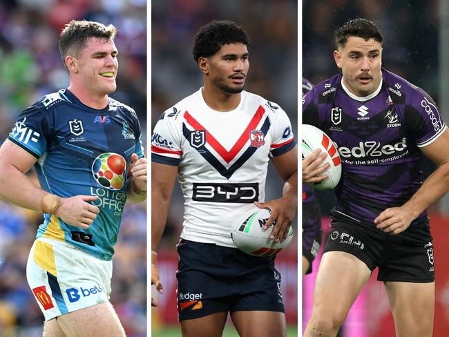 Queensland debutants Beau Fermor, Robert Toia, Trent Loiero