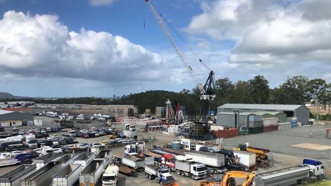 Overlooking the Yatala industrial estate in the north of the Gold Coast.