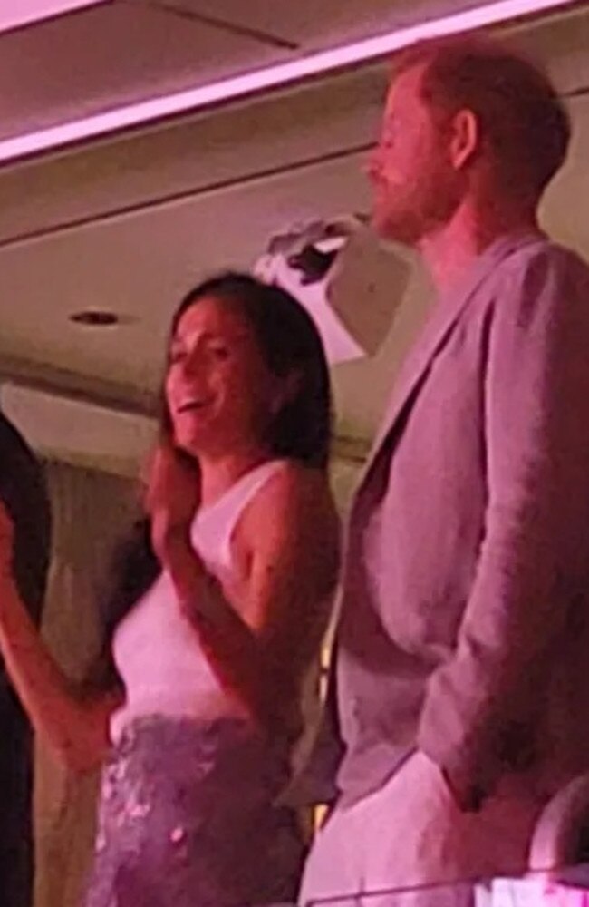 Prince Harry and Meghan Markle at a Beyonce concert. Picture: Twitter