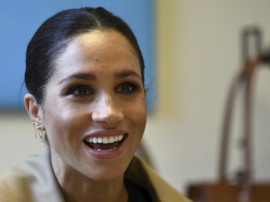 The Duchess of Sussex, at the  Smart Works career centre last week, has lost three aides in two months. 