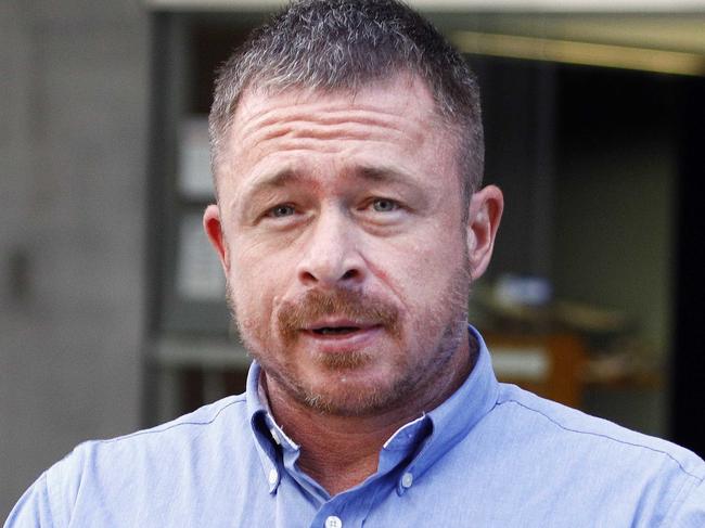 RISBANE, AUSTRALIA - NewsWire Photos APRIL 13, 2021: Simon John Hickey outside the Supreme Court in Brisbane where he is on trial for sharing the video of the Christchurch massacre. Picture: NCA NewsWire/Tertius Pickard