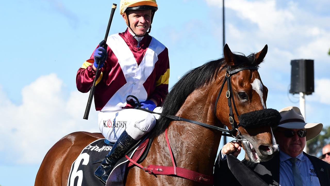 Huetor will make his return to racing in Saturday’s Group 2 The Ingham after recovering from a serious eye injury. Picture: Grant Peters, Trackside Photography