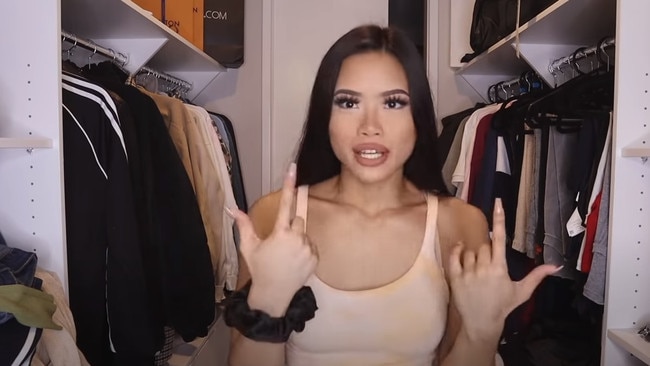 Australian TikTok sensation Sarah Magusara cleans out her wardbrobe.