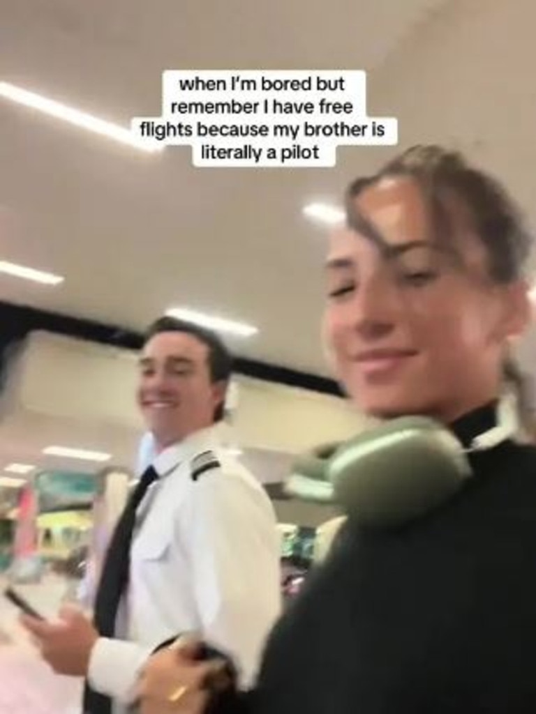 Sophia’s brother Anthony is a pilot.