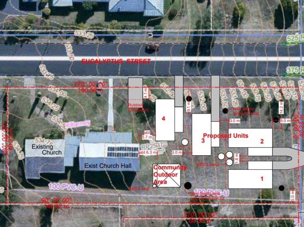 Proposed unit development on Eucalyptus Street, Killarney