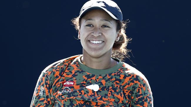 The $34 million smile of Naomi Osaka. Picture: Getty Images