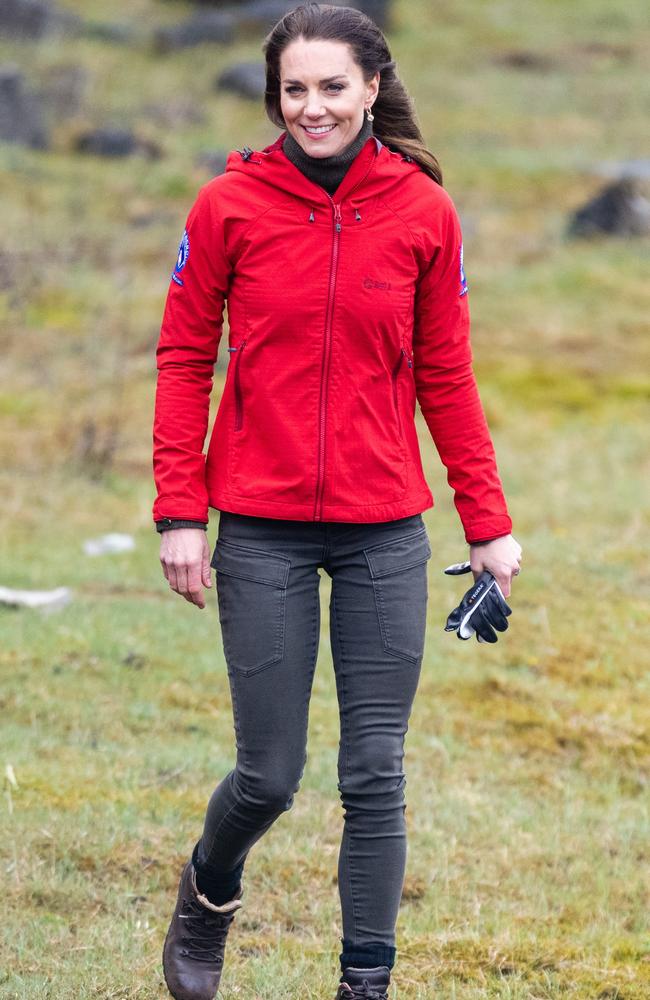 Despite a windy and wet day, Catherine looked as glam as ever. Picture: WireImage