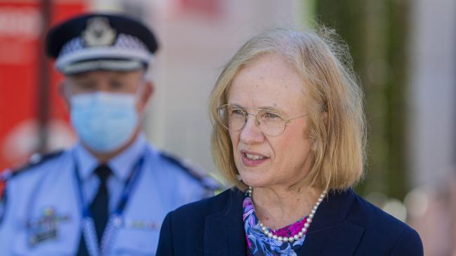 Queensland chief health officer Dr Jeannette Young. Picture: Jerad Williams