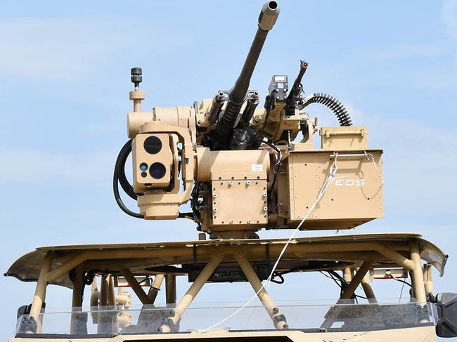 At the heart of Titanis is an EOS remote weapon station and sensors. Picture: EOS