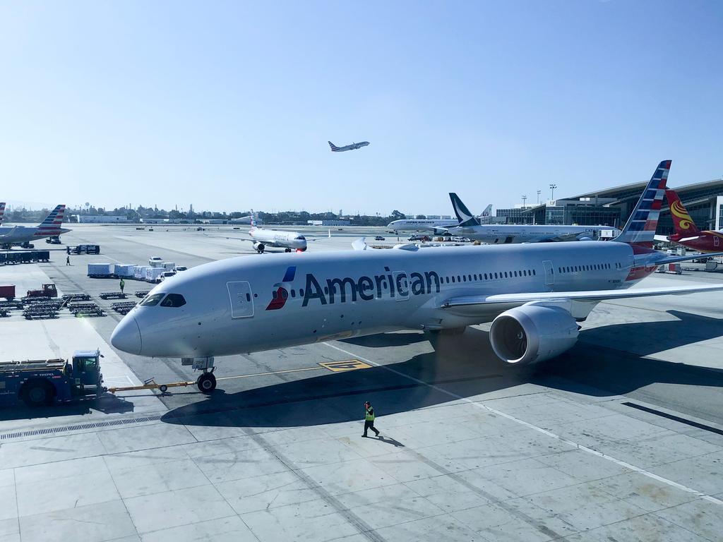 American Airlines will resume flights between Sydney and Los Angeles in November. Picture: Daniel Slim/AFP