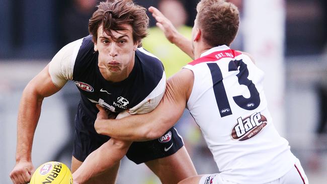 Caleb Marchbank prove dhis SuperCoach worth in 2017 and performed strongly on Wednesday night. Pic: Getty Images