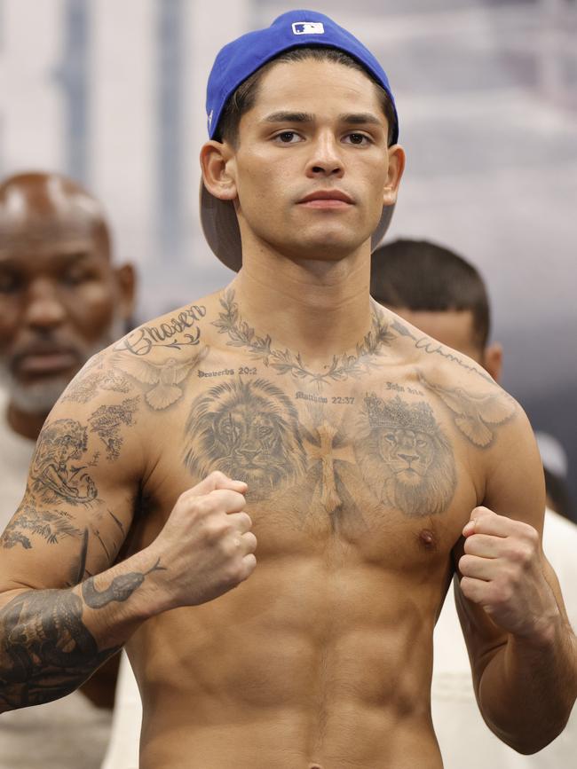 Ryan Garcia ahead of his last fight. Photo by Carmen Mandato/Getty Images