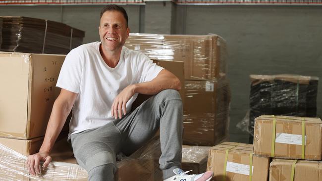 F45 Training Gyms co-founder Rob Deutsch at his new start-up Markot in Sydney. Picture: Jane Dempster/The Australian