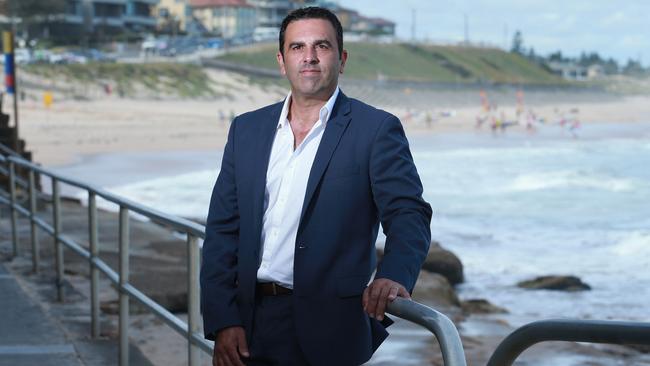 Carmelo Pesce at North Cronulla Beach. Picture: Britta Campion