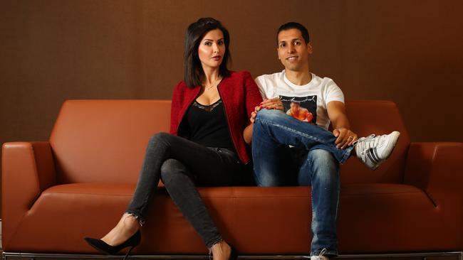 Karim Matmour and his wife Manel Filali