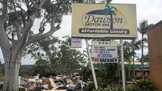 Dawsons Motel was turned inside out by the 2017 Lismore Floods. Picture: Sophie Moeller