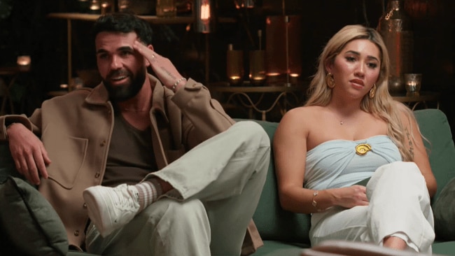 Viewers have claimed Adrian coercively controlled and emotionally abused Awhina on-screen. Picture: MAFS/ Nine Network