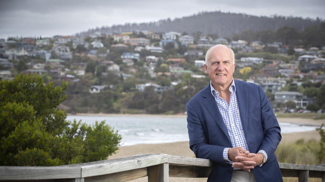 Eric Abetz at Blackman's Bay. Former Liberal Senator Eric Abetz will run on the Liberal party ticket in the seat of Franklin at the next state election. Picture: Chris Kidd