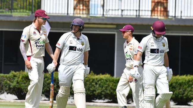 Premier grade cricket between Toombul and Ipswich Saturday January 21, 2023. Picture, John Gass