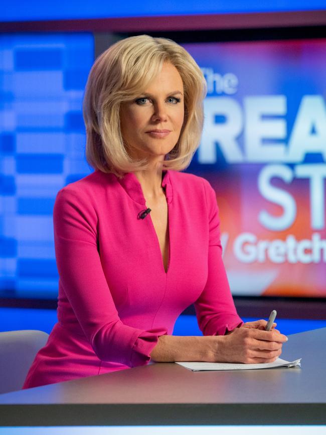 Nicole Kidman stars as Gretchen Carlson in Bombshell.