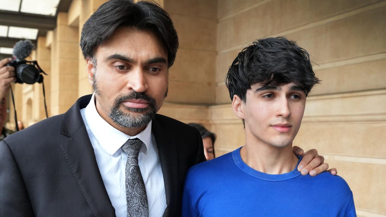 Dhirren Randhawa (right), the driver who struck Charlie Stevens, has been sentenced at Adelaide District Court. Picture: NewsWire / Dean Martin