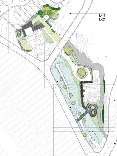 Concept drawing of Frenchs Forest Bushland Cemetery site subject to development application. Picture: Northern Beaches Council website