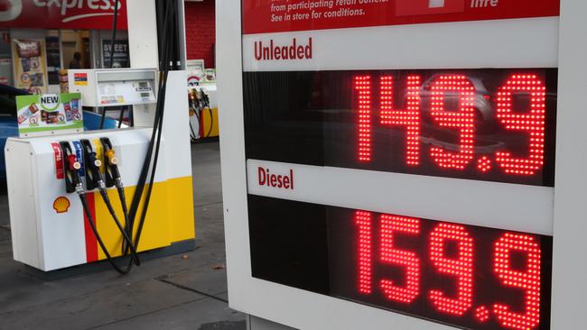 Petrol prices have bounced back since Victorians have been released from lockdown. Picture: David Crosling