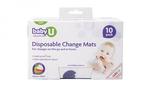 BABY U DISPOSABLE CHANGE MATS 10 PACK: These roomy throw away mats are great when you are at home or perfect when you are on the go. The ultra-absorbent layers keep moisture away from baby's skin while the leak-proof liner prevents liquid from seeping through. 
<a href="http://www.chemistwarehouse.com.au/buy/69141/Baby-U-Disposable-Change-Mats-10-Pack#prettyPhoto					">BUY IT HERE</a>