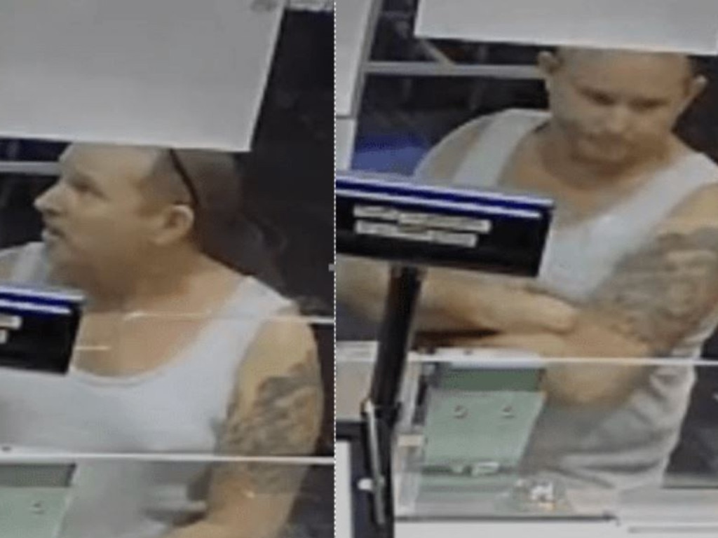 Investigators from Emerald Criminal Investigation Branch have released images of a man who may be able to assist with their enquiries into a number of fraud offences in Emerald, Capella, Clermont and Townsville this month. Supplied: Queensland Police Service