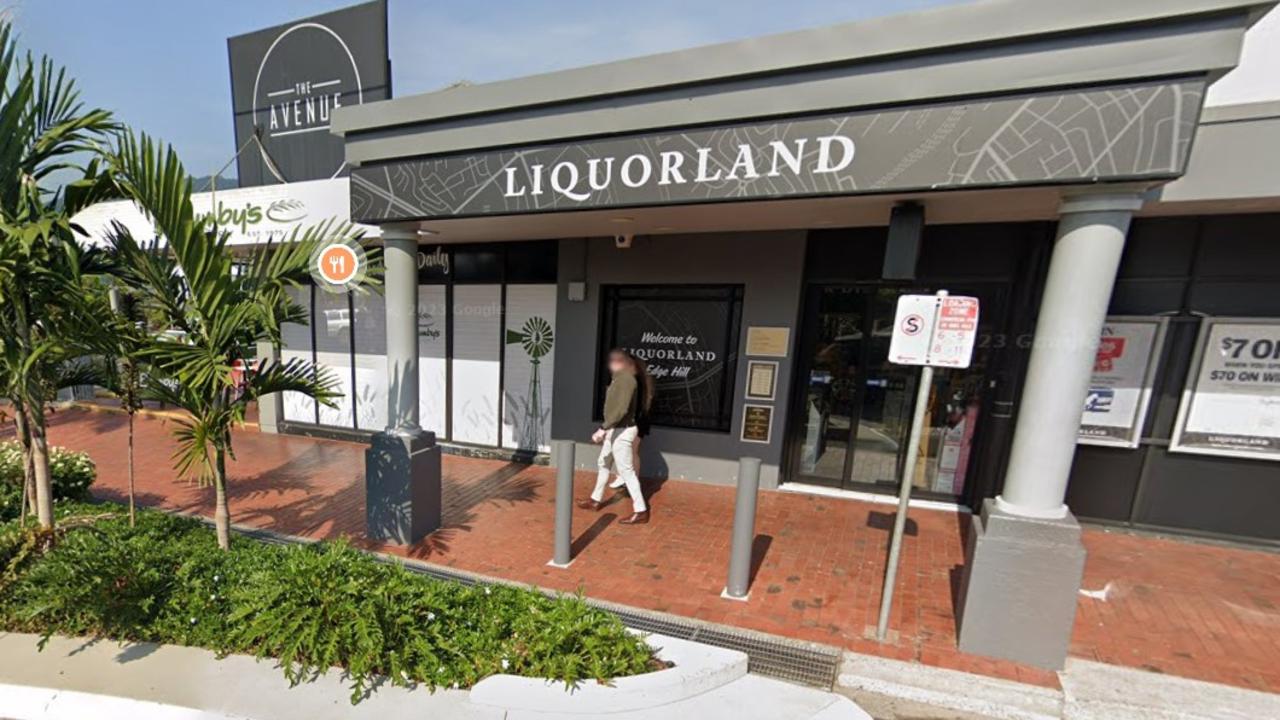 A large quantity of booze was allegedly stolen from the Edge Hill Liquorland outlet. Picture: Google Maps