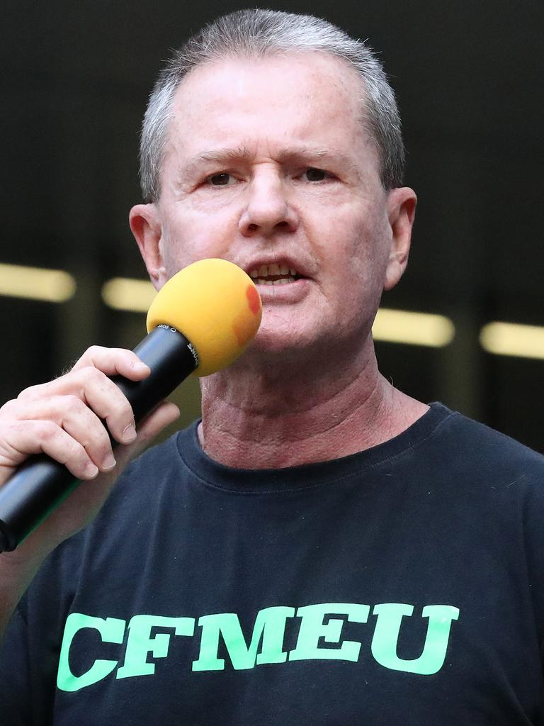 CFMEU Qld boss Michael Ravbar