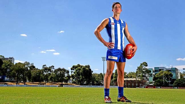 Bucky says youngster Jy Simpkin could emerge as a star for the Roos. Picture: Tim Carrafa