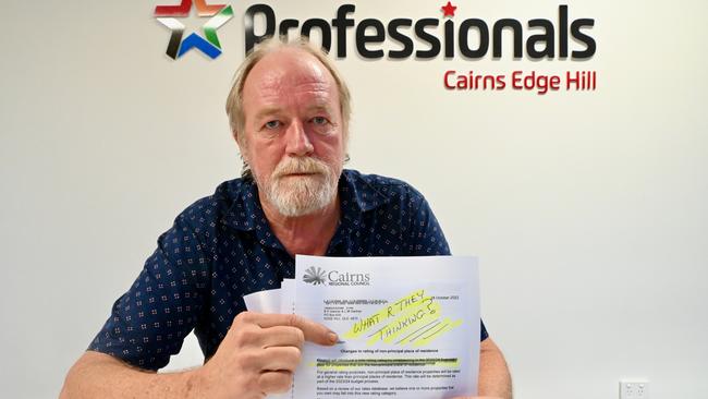 Professionals Edge Hill director Billy Gartner said rental shortages were a significant issue in Cairns. Picture: Isaac McCarthy