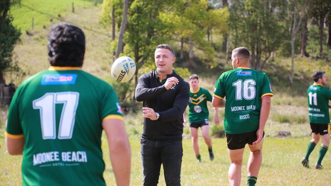 Burgess coached the Orara Valley Axemen to a premiership in the Group 2 rugby league competition. Picture Frank Redward.