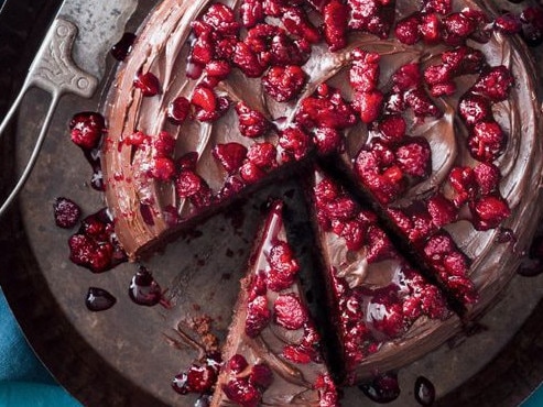 Morning tea recipes: Decadent chocolate beetroot cake.