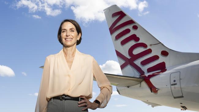 Virgin Australia CEO Jayne Hrdlicka: ‘No decisions have been made in relation to any potential relisting or other activity.’ Picture: NCA NewsWire/Sarah Marshall