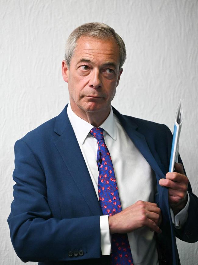 Leader of Reform UK Nigel Farage. Picture: AFP