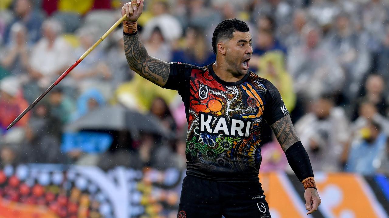 Andrew Fifita for the All Stars. Picture: Evan Morgan