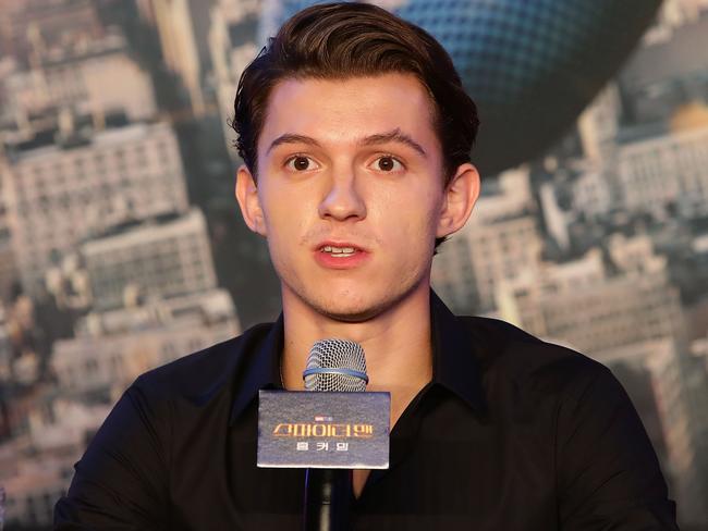 Tom Holland says playing Spider-Man was “so unbelievably uncomfortable.” Picture: Getty