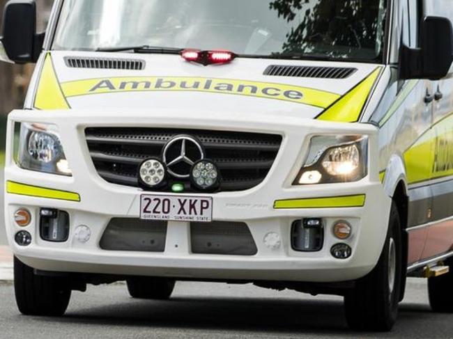 A motorcyclist was rushed to hospital with serious chest injuries following a crash in Bundaberg North on Monday.