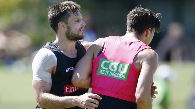 Nathan Brown could be a stop gap in SuperCoach defence. Picture: Wayne Ludbey