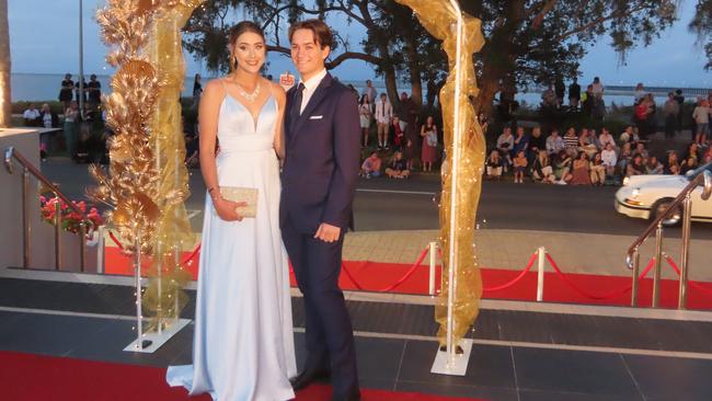 Isabelle Jensen &amp; Jackson Hay at the Xavier Catholic College formal.