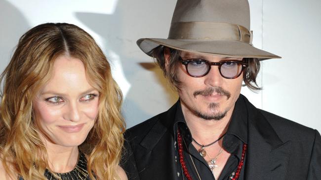 French actress Vanessa Paradis and Johnny Depp together at the 63rd Cannes Film Festival in 2010. Picture: AFP