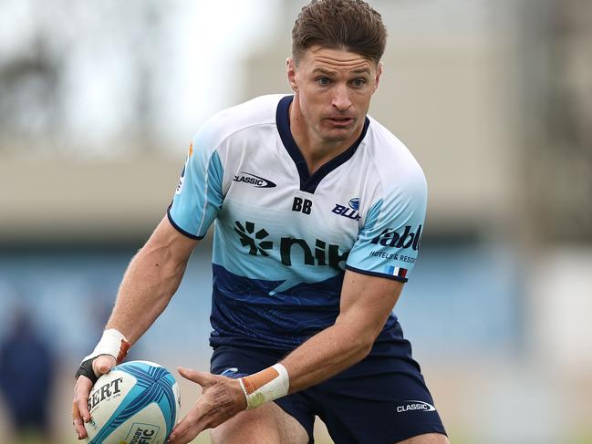 Beauden Barrett during a Blues Super Rugby training session. Picture: Phil Walter/Getty Images