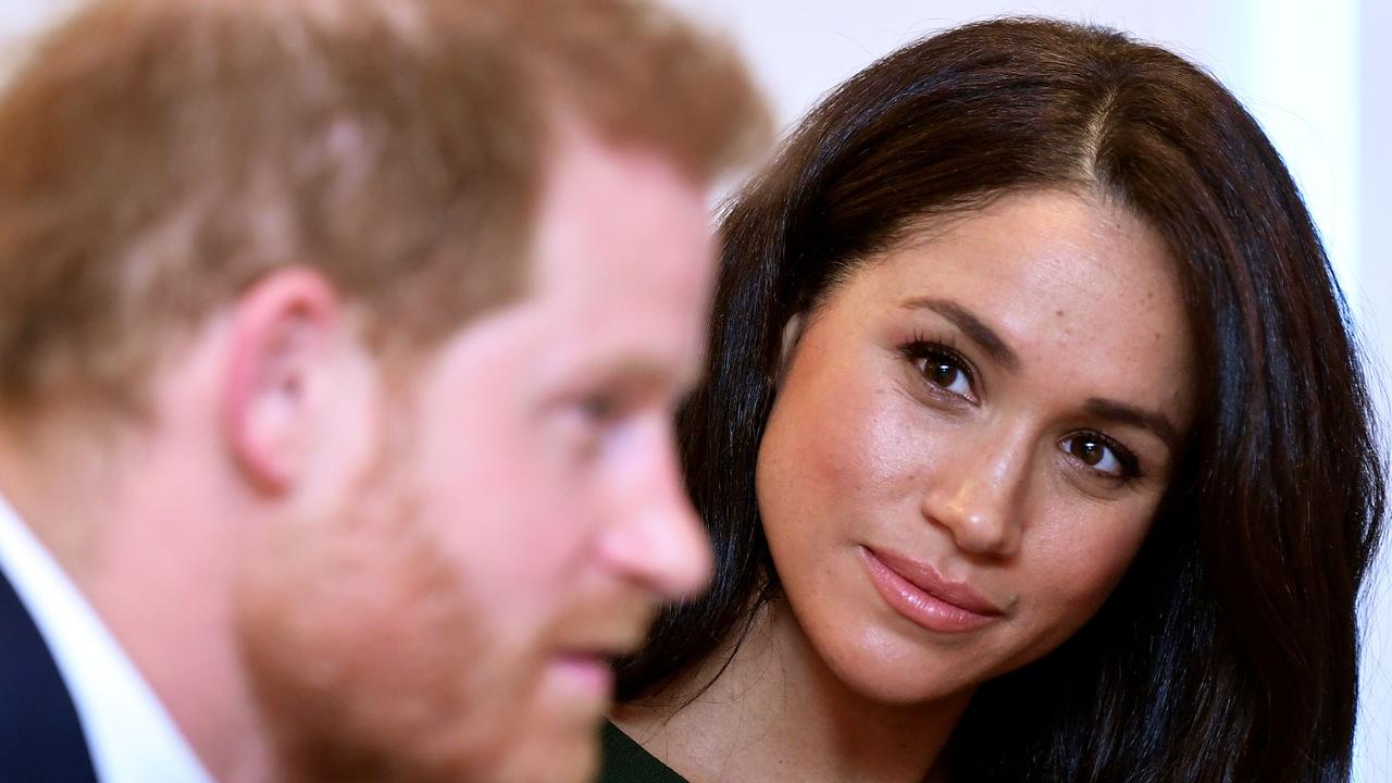 Meghan Markle has copped a lot of criticism online for allegedly pushing Harry into leaving his royal duties. Picture: Toby Melville/AFP