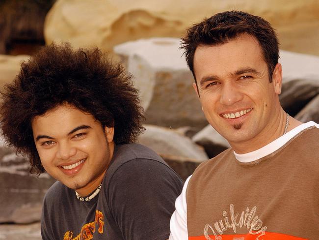 Vintage: Guy Sebastian and Shannon Noll back in November 2003.