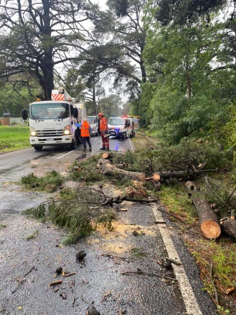 The VIC SES have responded to more than 2660 requests for assistance in the 24 hours to 7.30am. Picture: Facebook/ Victoria State Emergency Service.