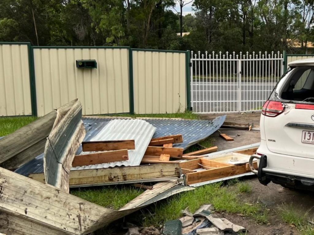 The supercell shredded through Logan's Woodridge, Browns Plains and Logan Central.