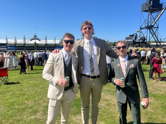Callum Dunlop, Bailey Dodd and Leighton Parkinson
